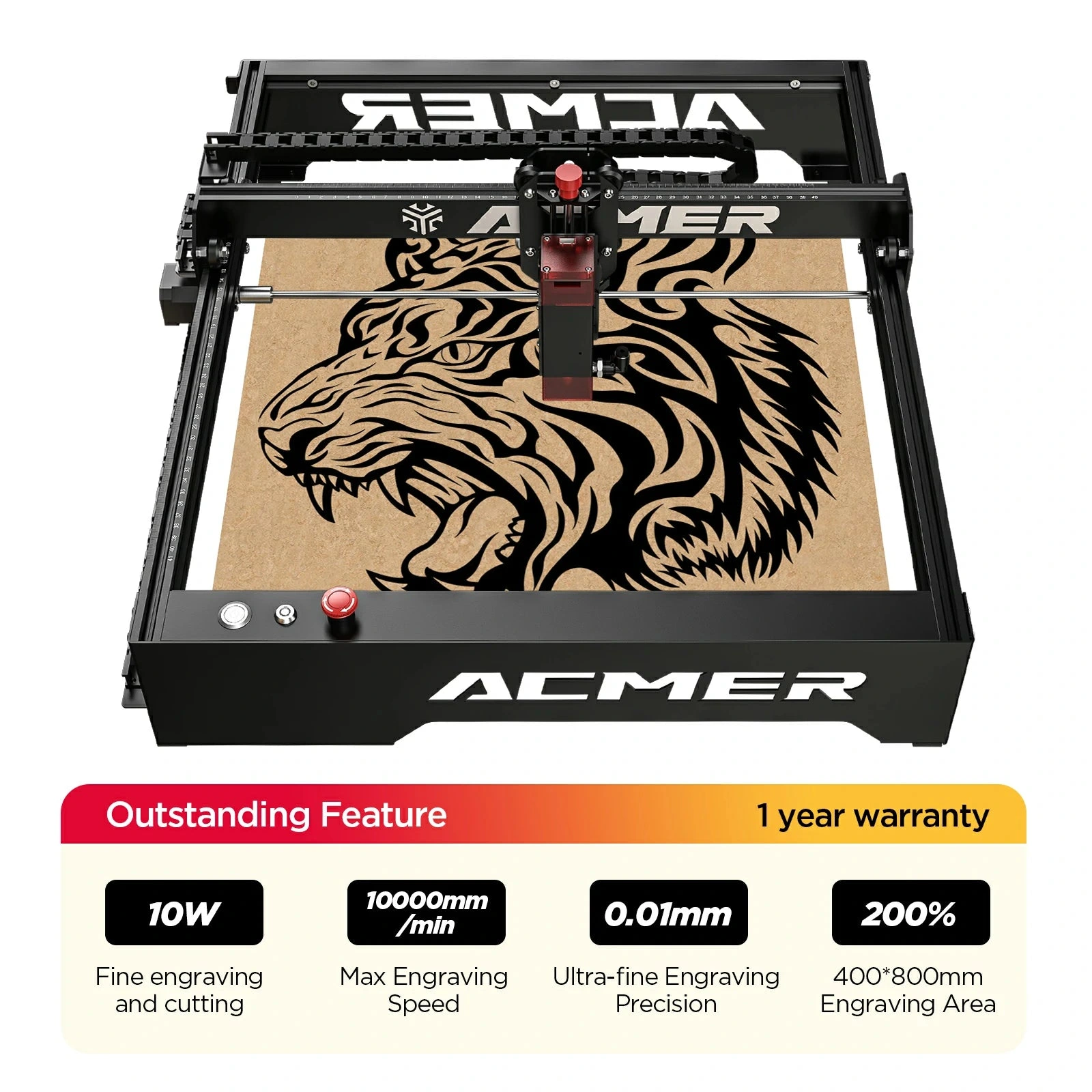 Graveuse laser Acmer P1 10 W : Acmer