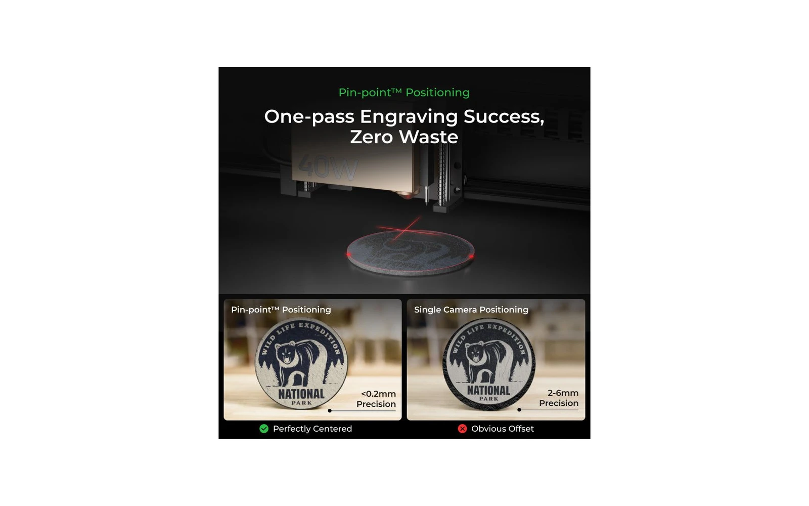 xTool S1 40W laser engraver by xTool